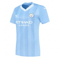 Stroje piłkarskie Manchester City Kevin De Bruyne #17 Koszulka Podstawowej dla damskie 2023-24 Krótki Rękaw